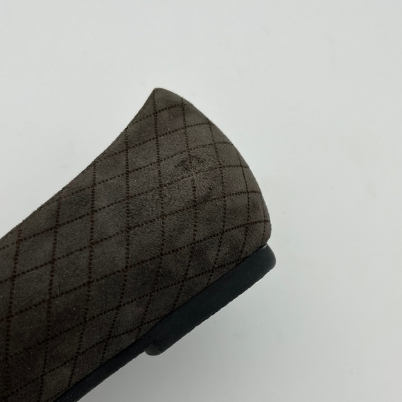 Munro Tallie Slip On Suede Gray Quilted Pattern Flat; Size 7.5N - Picture 11 of 11